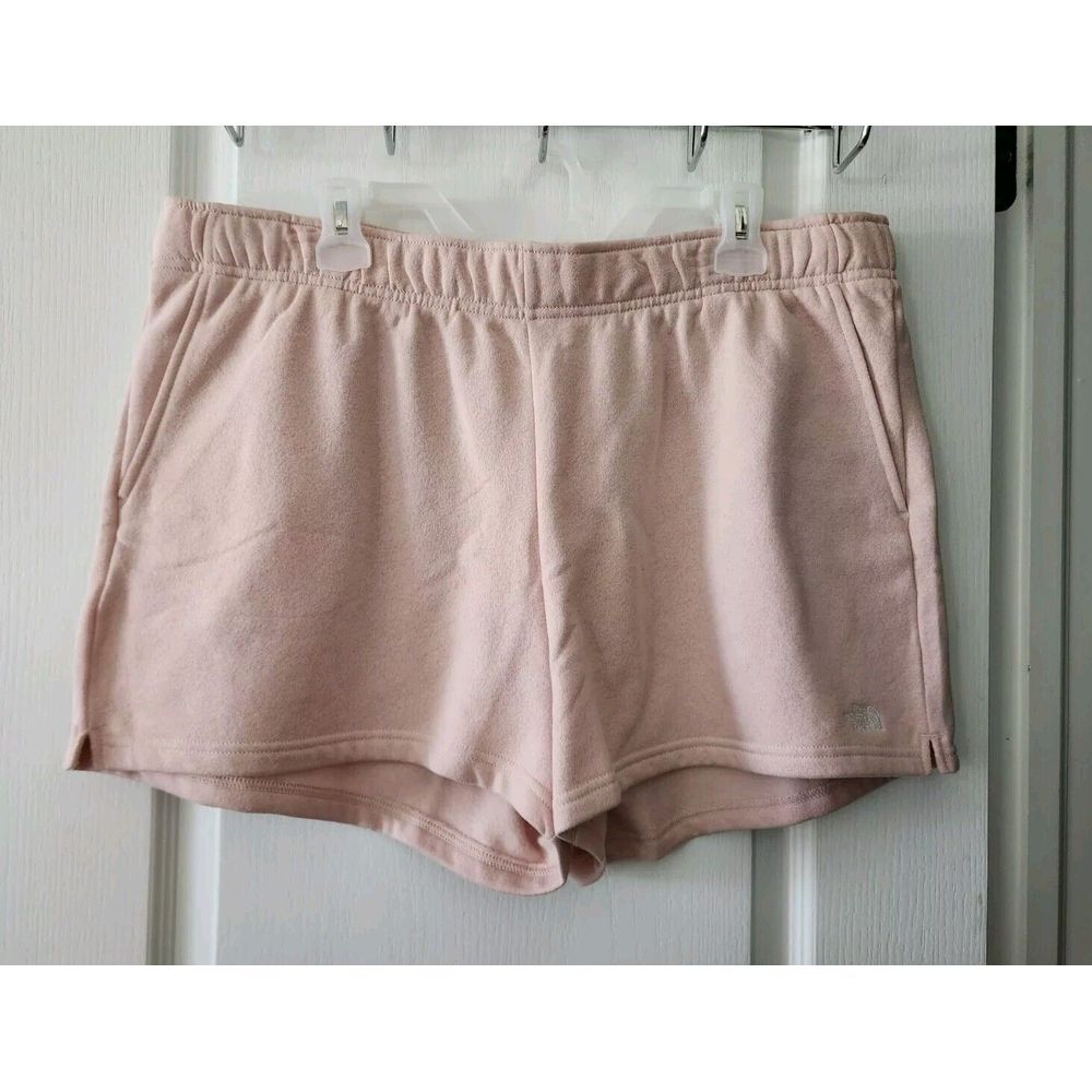The North Face Half Dome Fleece Shorts Pockets Pink Moss Womens Size‎ XXL